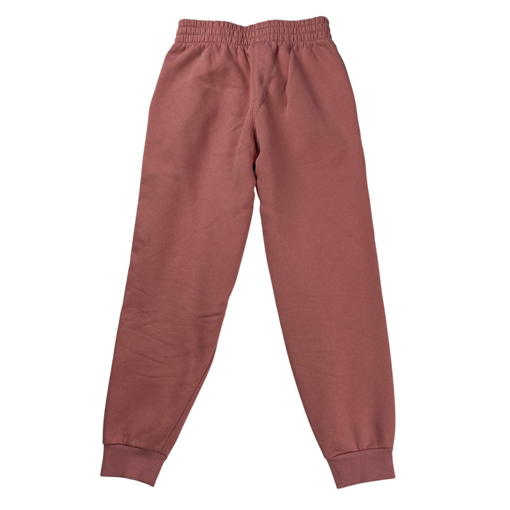 Nike Kids Joggers Sweatpants Pink Cotton Blend Elastic Waist Drawstring Logo M - Picture 2 of 8